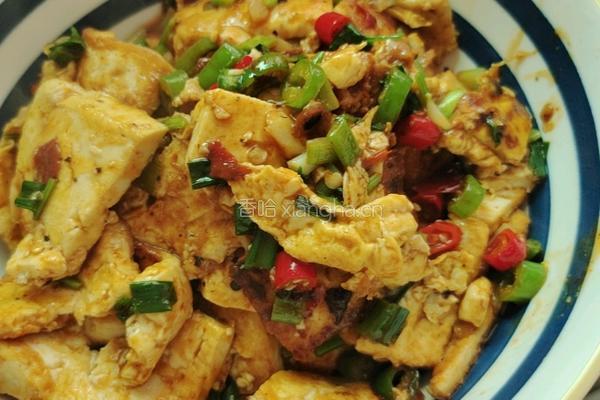 香煎豆腐的做法图解3
