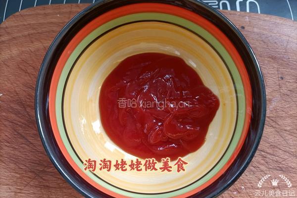 番茄翡翠虾球家常做法的做法图解3