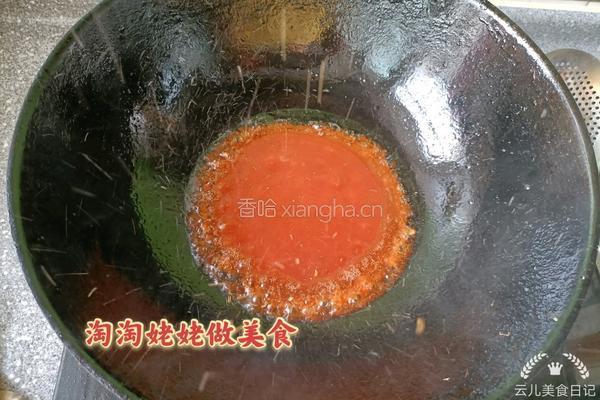 番茄翡翠虾球家常做法的做法图解8