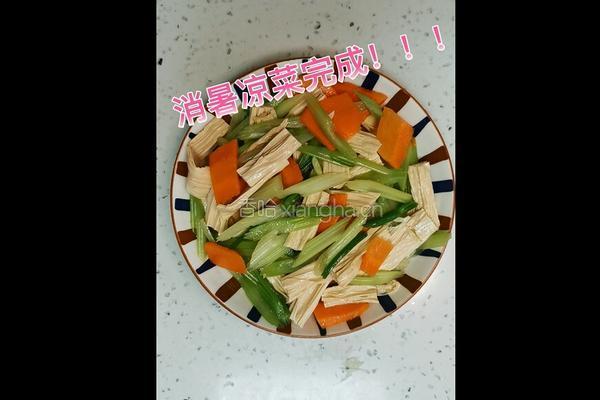 西芹腐竹的做法图解11
