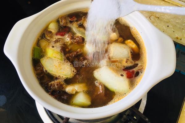 砂锅红烧牛腩炖冬瓜的做法图解7