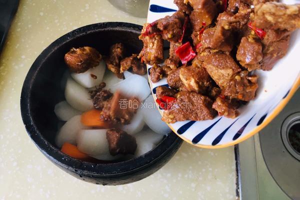 砂锅红烧牛腩炖萝卜的做法图解6