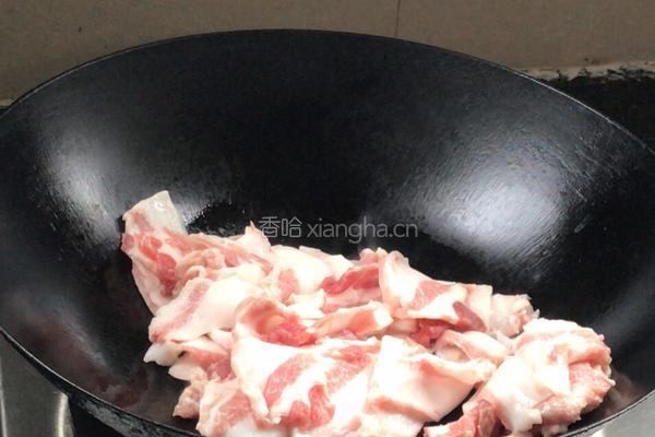 五花肉炒南瓜的做法图解6