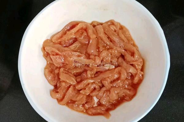 彩椒炒肉丝的做法图解7
