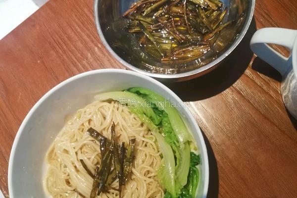 自制葱油拌面的做法图解3