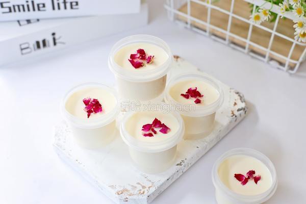 玫瑰花奶冻