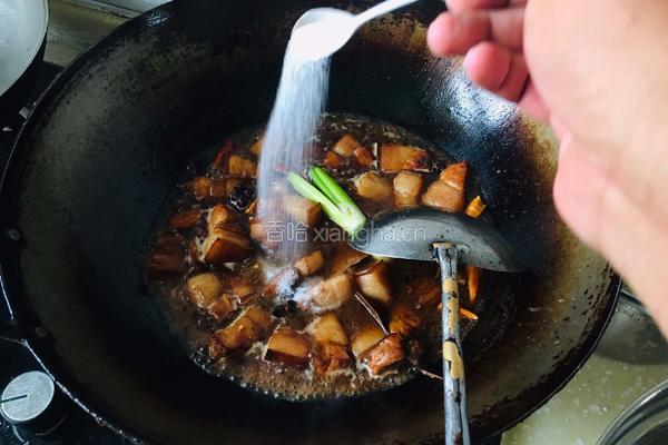 红烧肉焖面的做法图解4