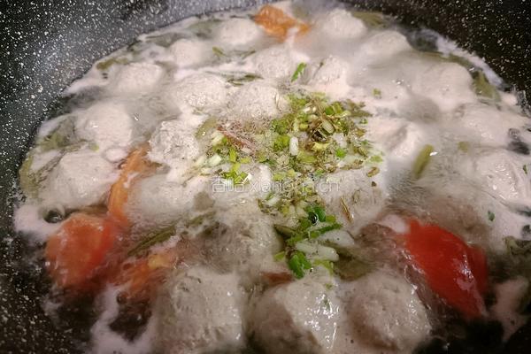 莲藕丸子莼菜汤的做法图解14