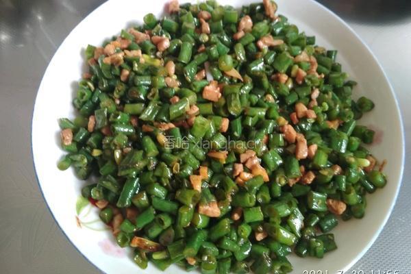 豆角炒肉丁的做法图解13