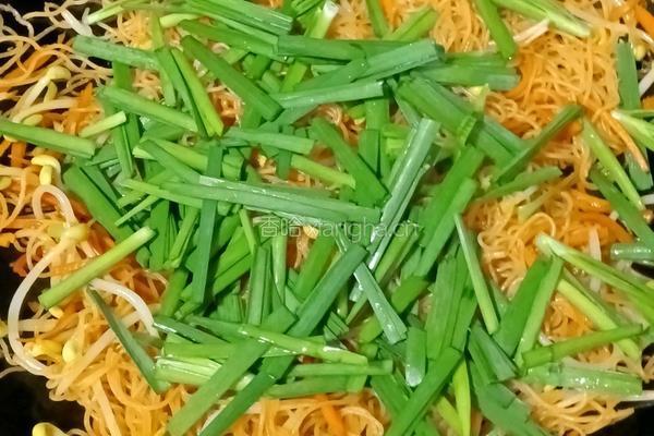 韭菜豆芽炒米粉的做法图解14