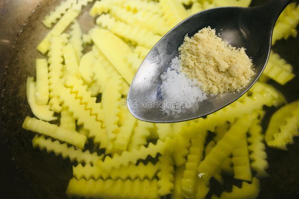 炸狼牙土豆的做法图解4