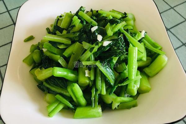 漬炒菜心的做法图解9