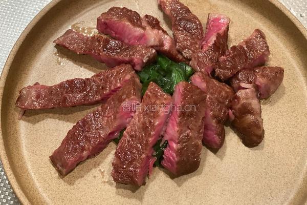 香煎西冷牛排的做法图解4