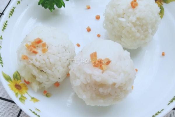 奶香豆沙饭团的做法图解5