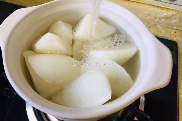 鸡汤煨萝卜的做法图解5