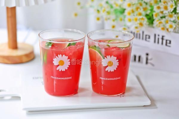 西瓜青柠茉莉饮的做法图解11