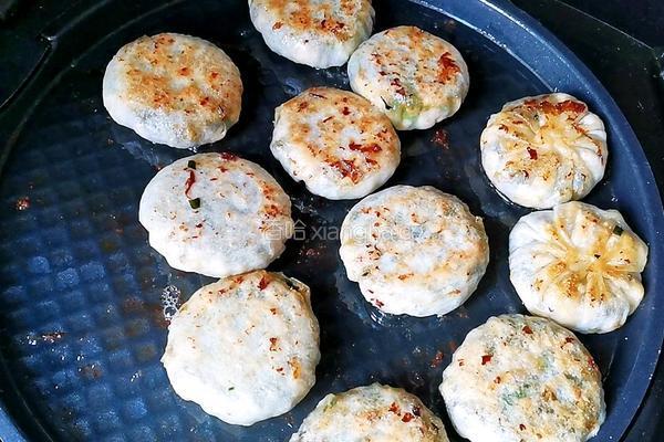 饺子皮版韭菜鸡蛋馅饼的做法图解12