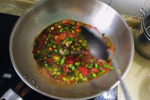 西红柿鸡蛋荞麦面的做法图解8