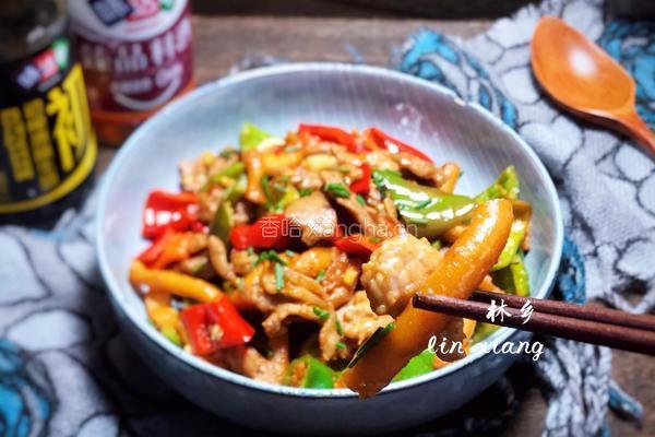 辣椒麻花炒肉片的做法图解14