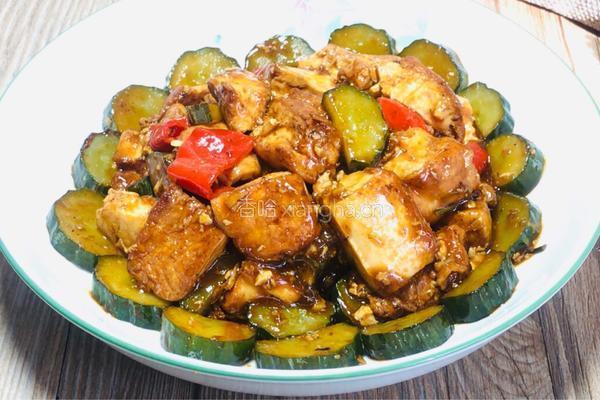 黄瓜烧豆腐的做法图解15