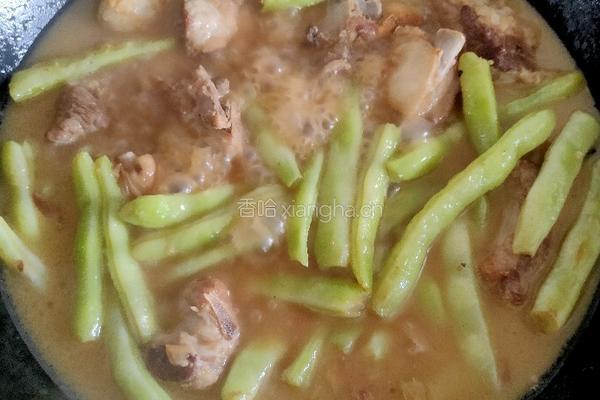 排骨豆角焖面的做法图解7