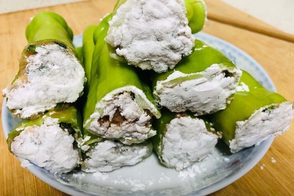 尖椒酿肉的做法图解4