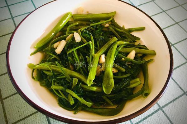 蒜香空心菜的做法图解7
