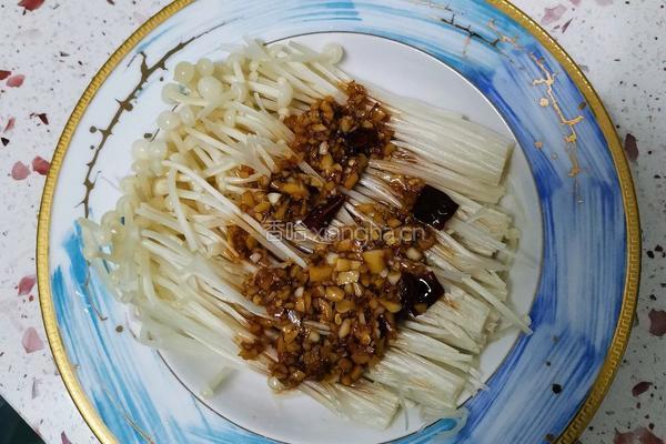 蒜蓉金针菇的做法图解4