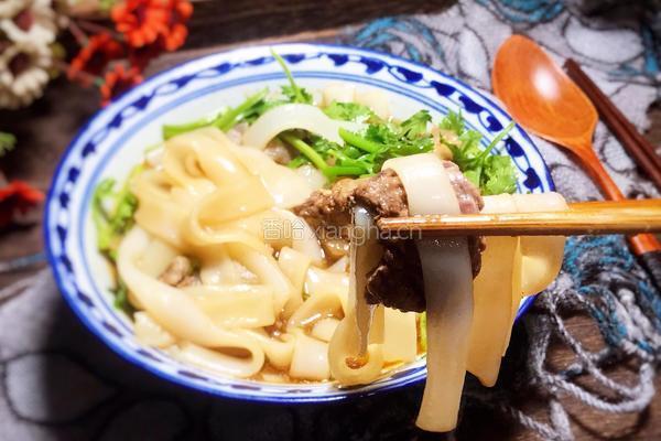 牛排骨汤河粉的做法图解16