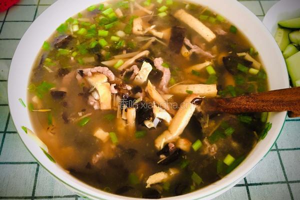 酸辣肉丝汤的做法图解14