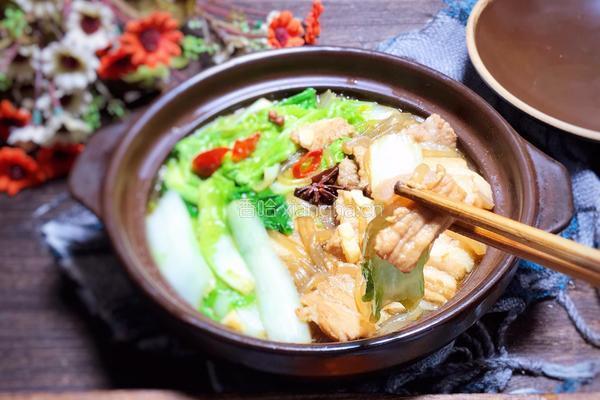 五花肉炖白菜粉条的做法图解17