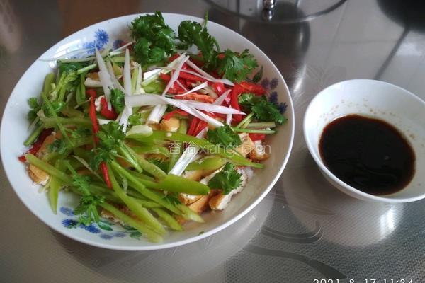 凉拌炸豆腐的做法图解6