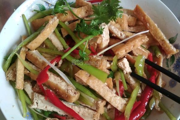 凉拌炸豆腐的做法图解8