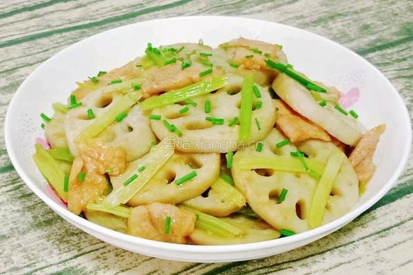 莲藕炒肉片的做法图解16