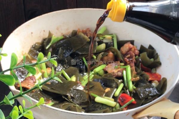 海带炒肉的做法图解15
