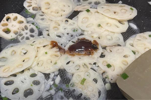 清炒莲藕的做法图解5