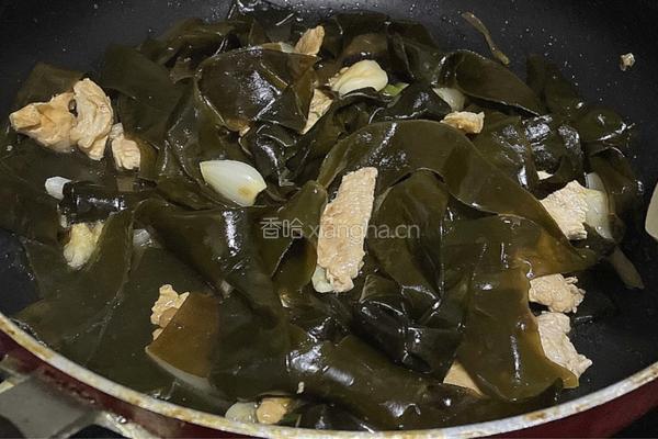 海带炒肉的做法图解9