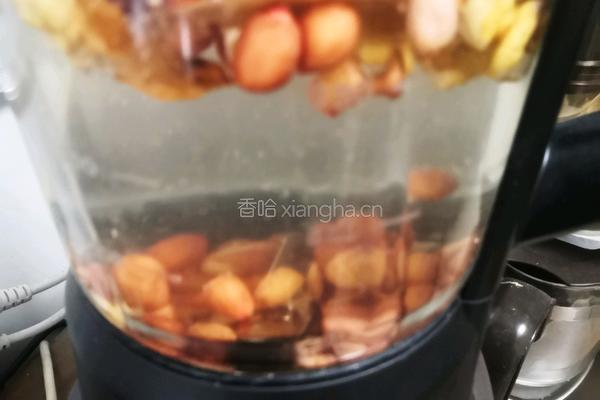 食疗配方 红枣花生核桃汁的做法图解4