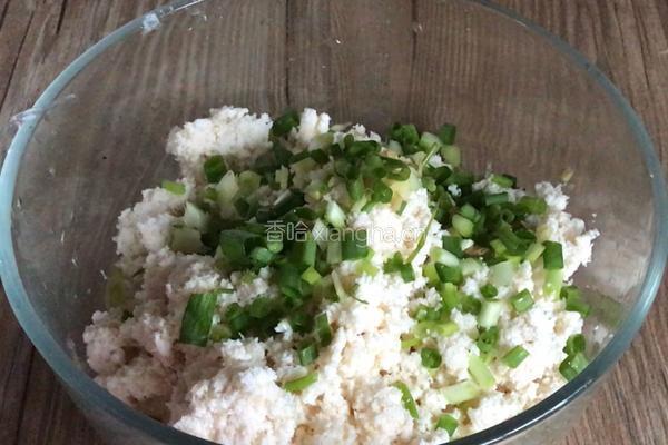 叶子豆渣饼的做法图解3