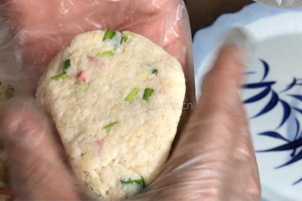 叶子豆渣饼的做法图解10