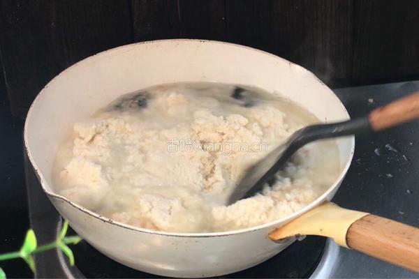 皮蛋煮豆渣的做法图解8