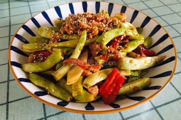 干煸梅豆的做法图解14
