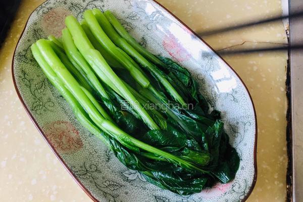 蚝油菜心的做法图解3
