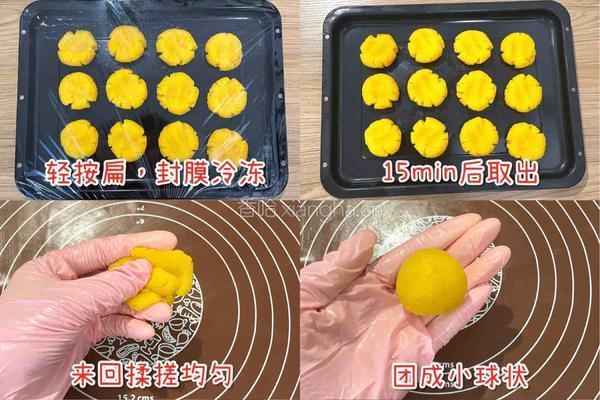 低脂低糖❗奶黄冰皮月饼❗不用烤箱的高颜值月饼的做法图解4