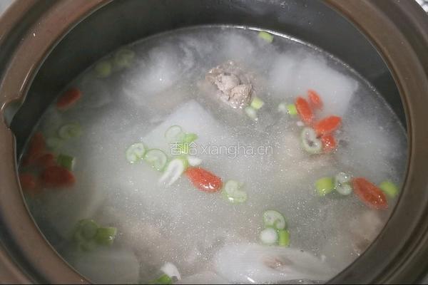 白萝卜排骨汤的做法图解7