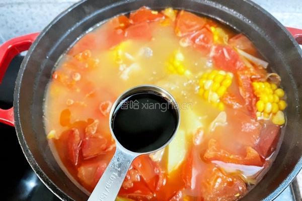 西红柿玉米土豆排骨汤的做法图解13