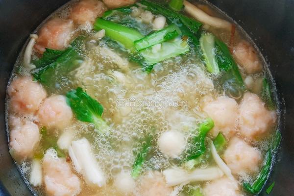 菌菇虾滑汤的做法图解10