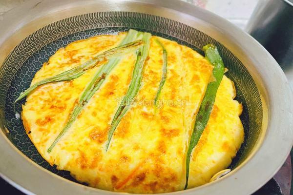 9个月宝宝辅食～秋葵鸡蛋饼的做法图解3