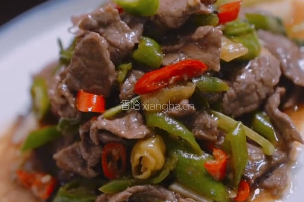 家常小炒牛肉的做法图解4