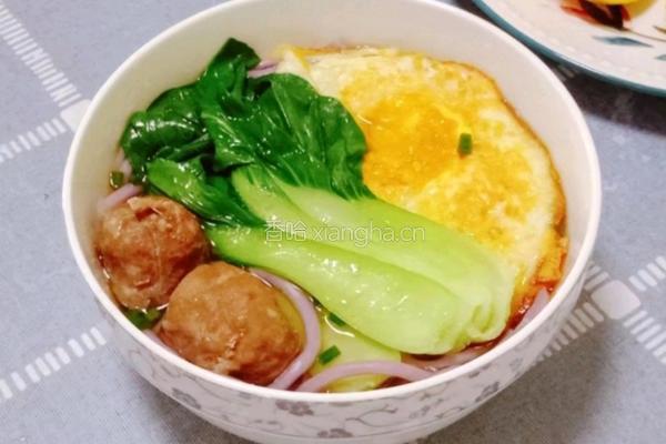 牛肉丸鸡蛋紫薯粉的做法图解10